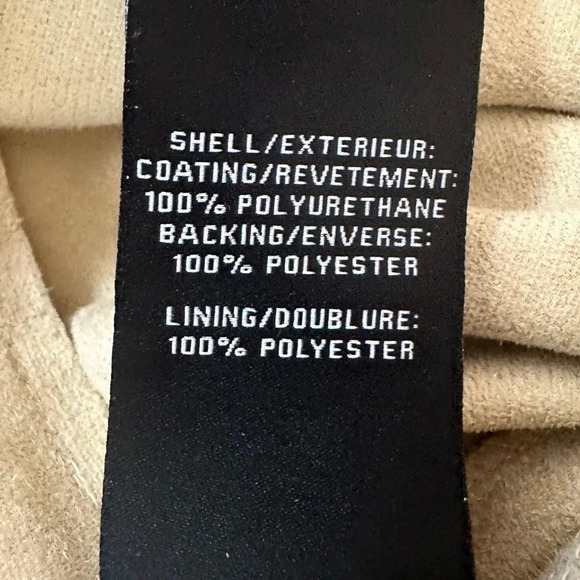 7 For all Mankind faux leather pants. Ivory Size M - Picture 7 of 11